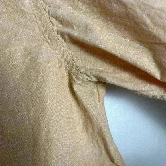 🍌Banana Republic Shirt Mens Medium Camden Fit Custom 078 Wash Pastel Oran… - Picture 4 of 7